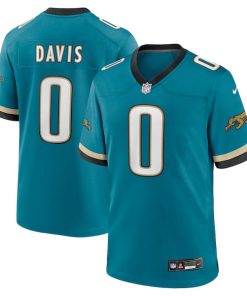 Gabe Davis Jacksonville Jaguars Nike Prowler Throwback Player Game Jersey - Teal