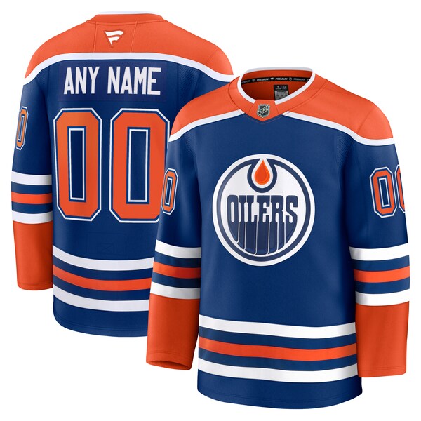 Edmonton Oilers Home Premium Custom Jersey - Royal/White - Image 7