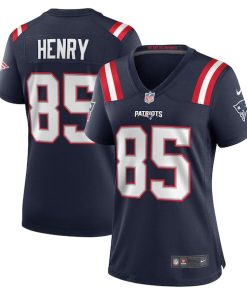 Hunter Henry New England Patriots Nike Women's Game Jersey - Navy/Red