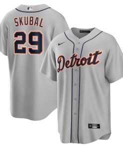 Tarik Skubal Detroit Tigers Nike Road Replica Jersey - Gray