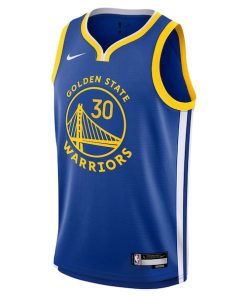 Alternative view of Stephen Curry Golden State Warriors Nike Youth Swingman Jersey - Icon Edition - Royal