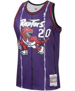 Alternative view of Damon Stoudamire Toronto Raptors 1995/96 Hardwood Classics Swingman Jersey - Purple