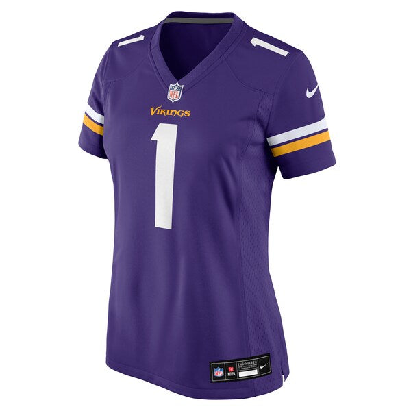 Jalen Nailor Minnesota Vikings Nike Women's Team Game Jersey - Purple - Image 2