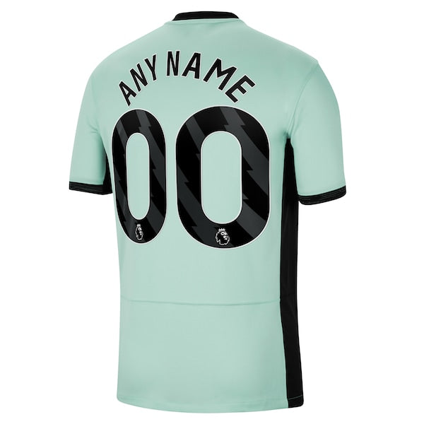 Chelsea Nike 2023/24 Third Stadium Replica Custom Jersey - Mint - Image 3