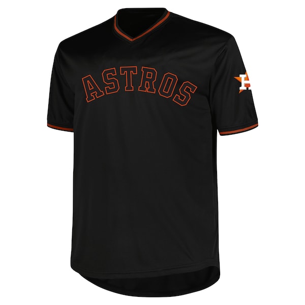 Houston Astros Profile Big & Tall Pop Fashion Jersey - Black - Image 2