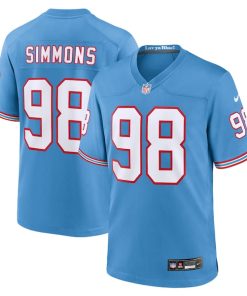 Jeffery Simmons Tennessee Titans Nike Youth Game Jersey - Light Blue