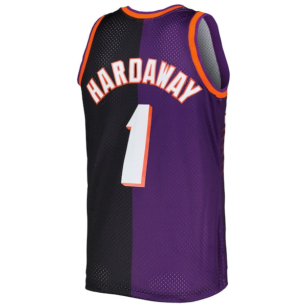 Penny Hardaway Phoenix Suns Hardwood Classics 1999/00 Split Swingman Jersey - Purple/Black - Image 3