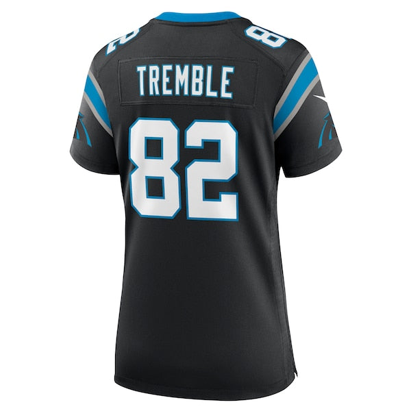 Tommy Tremble Carolina Panthers Nike Women's Team Game Jersey - Black - Image 3