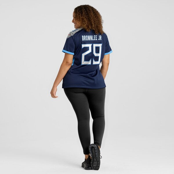 Jarvis Brownlee Jr. Tennessee Titans Nike Women's Game Jersey - Navy - Image 7