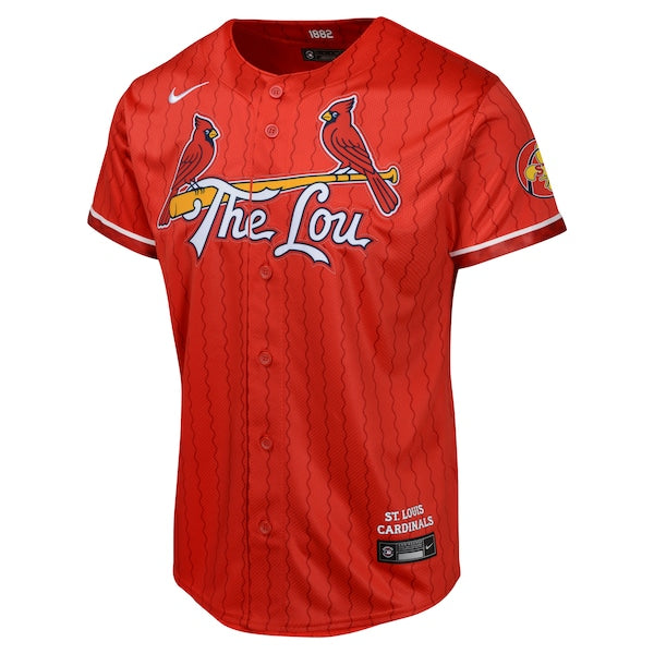 St. Louis Cardinals Nike Youth 2024 City Connect Limited Jersey - Red - Image 2