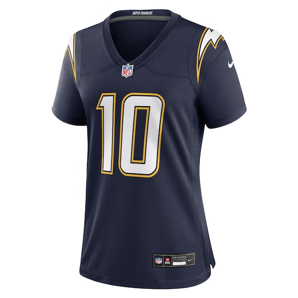 Justin Herbert Los Angeles Chargers Nike Women's Alternate Super Chargers Game Jersey - Navy/Gold - Image 3