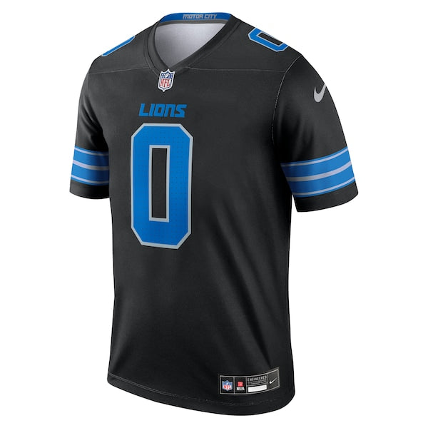 Jahmyr Gibbs Detroit Lions Nike Alternate Legend Jersey - Black/Blue - Image 3