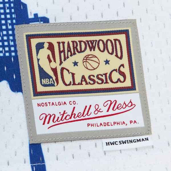 Philadelphia 76ers x Tats Cru Hardwood Classics Fashion Jersey - White - Image 5