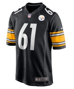 Alternative view of Mason Cole Pittsburgh Steelers Nike Game Player Jersey - Black