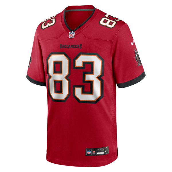Caden Prieskorn Tampa Bay Buccaneers Nike Team Game Jersey - Red - Image 2