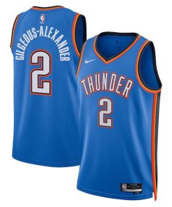 Shai Gilgeous-Alexander Oklahoma City Thunder Nike Unisex Swingman Replica Jersey - Icon Edition - Blue