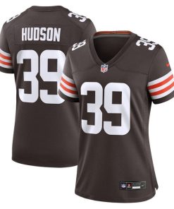 Alternative view of Khaleke Hudson Cleveland Browns Nike Women's Team Game Jersey -  Brown