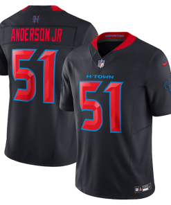 Will Anderson Jr. Houston Texans Nike 2nd Alternate Vapor F.U.S.E. Limited Jersey - Navy