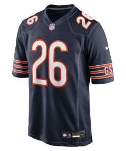 Alternative view of Nahshon Wright Chicago Bears Nike Team Game Jersey -  Navy