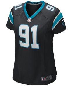 Alternative view of Kevin Greene Carolina Panthers Nike Women's Game Retired Player Jersey - Black