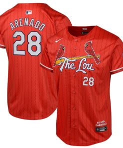 Nolan Arenado St. Louis Cardinals Nike Youth 2024 City Connect Limited Player Jersey - Red