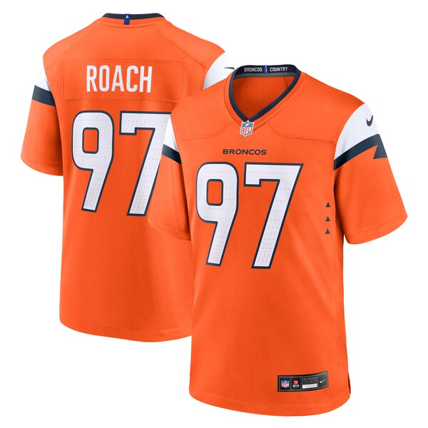 Malcolm Roach Denver Broncos Nike Team Game Jersey - Orange - Image 6
