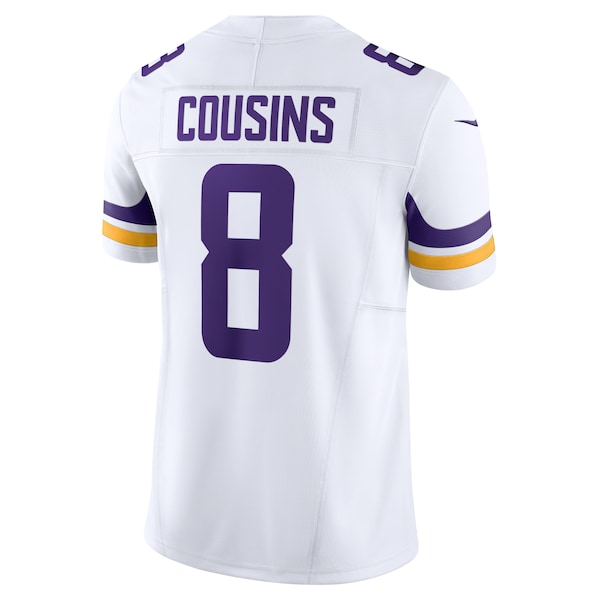 Kirk Cousins Minnesota Vikings Nike Vapor F.U.S.E. Limited Jersey - White - Image 3