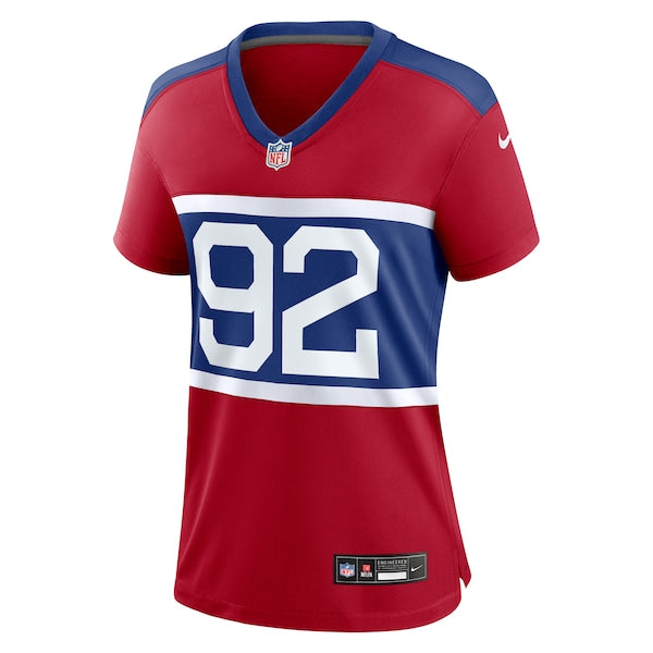 Michael Strahan New York Giants Nike Women's Alternate Retired Player Game Jersey - Century Red - Image 3