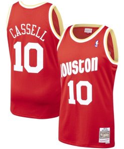 Sam Cassell Houston Rockets 1993/94 Hardwood Classics Swingman Jersey - Red