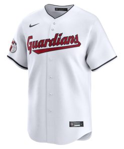 Alternative view of David Fry Cleveland Guardians Nike Home Limited Player Jersey - White