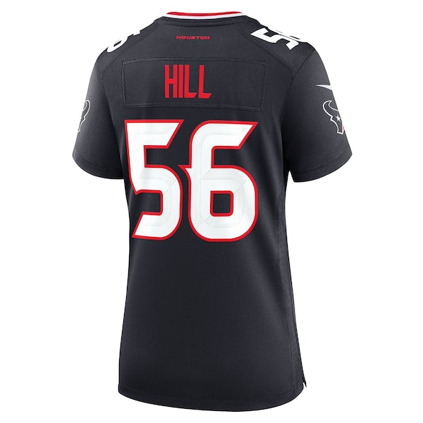 Jamal Hill Houston Texans Nike Women's Team Game Jersey - Navy - Image 3