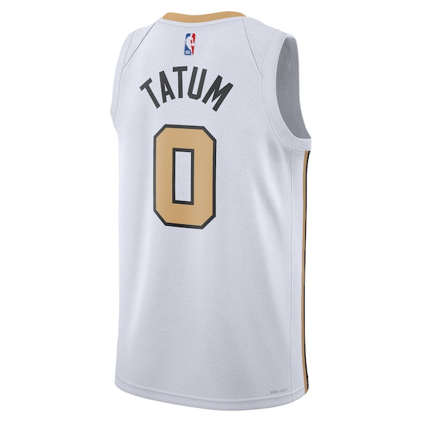 Jayson Tatum Boston Celtics Nike Unisex 2025/26 Swingman Jersey - White - City Edition - Image 3