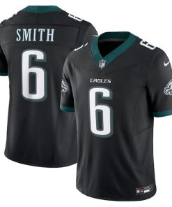 DeVonta Smith Philadelphia Eagles Nike Alternate Vapor F.U.S.E. Limited Jersey - Black/Green/White