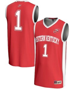 #1 Western Kentucky Hilltoppers GameDay Greats Lightweight Basketball Jersey - Red/White/Black