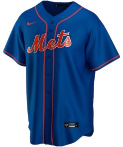 Alternative view of New York Mets Nike Alternate Replica Custom Jersey - Royal