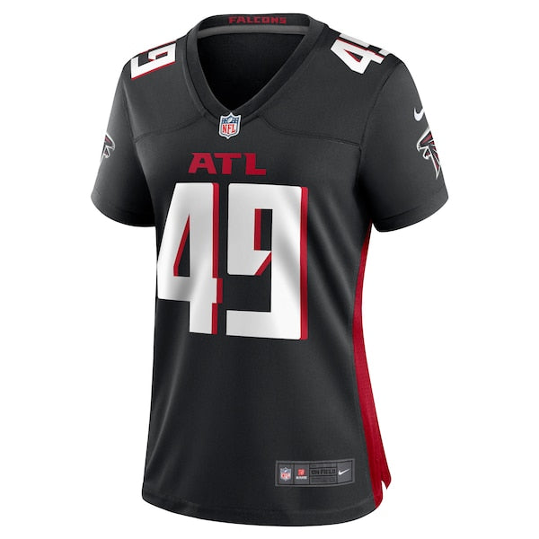 Liam McCullough Atlanta Falcons Nike Women's Team Game Jersey - Black - Image 2