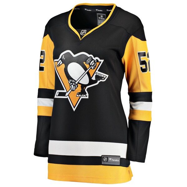 Philip Kemp Pittsburgh Penguins Women's Home Breakaway Jersey - Black - Image 2