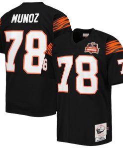 Alternative view of Anthony Mu?oz Cincinnati Bengals  Authentic Throwback Retired Player Jersey - Black