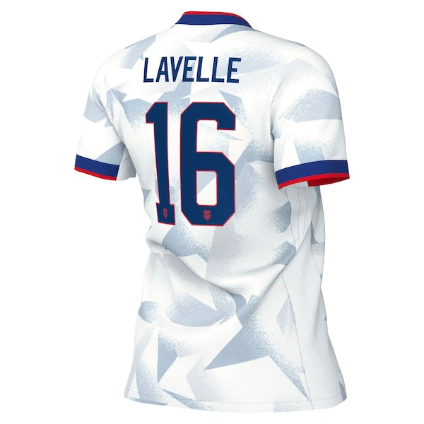 Rose Lavelle USWNT Nike Women's 2025 Home Replica Player Jersey - White - Image 3
