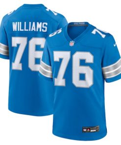 Raequan Williams Detroit Lions Nike Team Game Jersey -  Blue