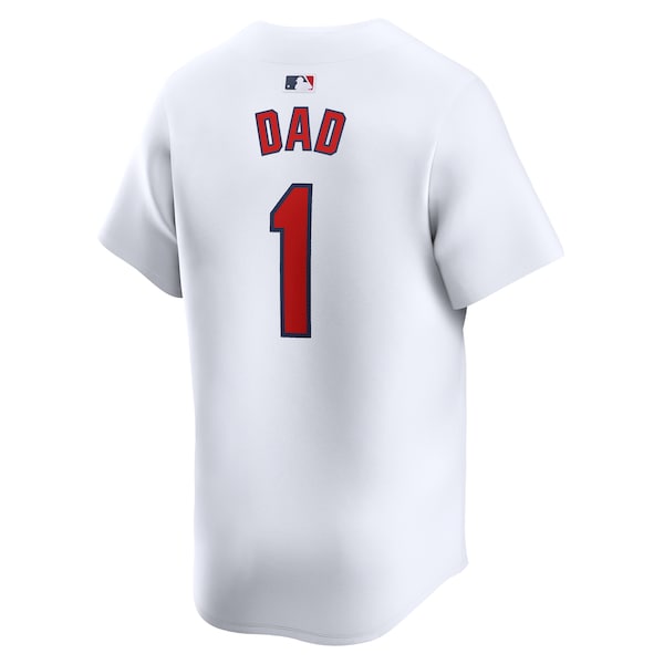 St. Louis Cardinals Nike #1 Dad Home Limited Jersey - White - Image 3