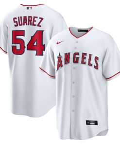 Jos¨¦ Suarez Los Angeles Angels Nike Home Replica Player Jersey - White
