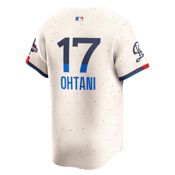 Shohei Ohtani Los Angeles Dodgers Nike 2024 World Series Champions City Connect Limited Player Jersey - Cream - Image 3