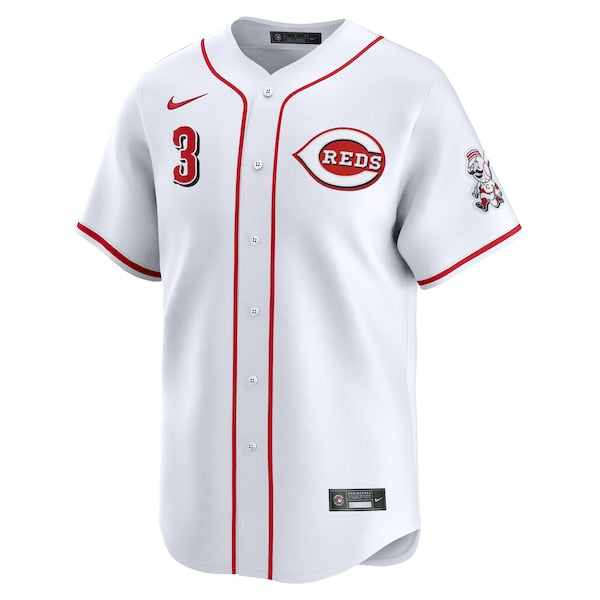 Jeimer Candelario Cincinnati Reds Nike Home Limited Player Jersey - White - Image 2