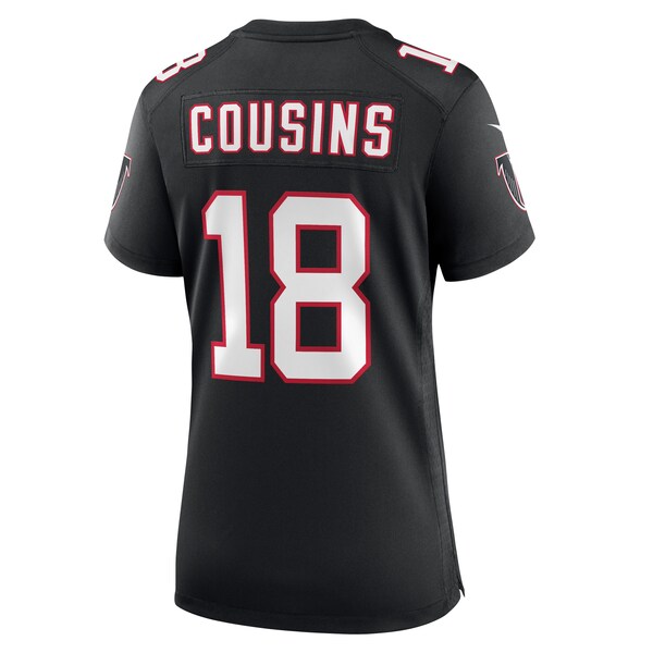 Kirk Cousins Atlanta Falcons Nike Women's Alternate Game Jersey - Black - Image 3