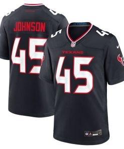Jakob Johnson Houston Texans Nike Team Game Jersey -  Navy