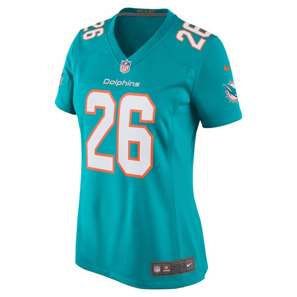 Salvon Ahmed Miami Dolphins Nike Women's Game Jersey - Aqua - Image 2