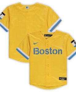 Boston Red Sox Nike Toddler MLB City Connect Replica Team Jersey - Gold