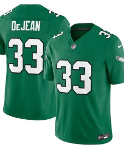 Alternative view of Cooper DeJean Philadelphia Eagles Nike Alternate 2  Vapor F.U.S.E. Limited Jersey - Kelly Green/Black/Green