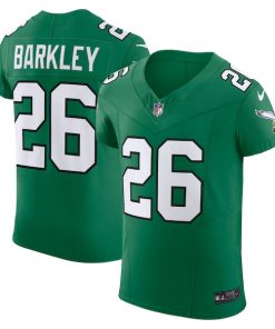 Saquon Barkley Philadelphia Eagles Nike Alternate  Vapor F.U.S.E. Elite Jersey - Kelly Green/Black